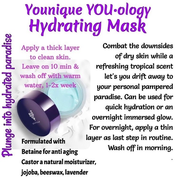 BNIB Younique’s YOU.OLOGY Hydrating Mask - Picture 2 of 3